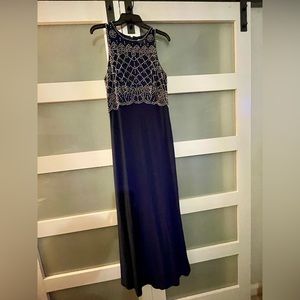 Formal dress: JON of New York Blue Formal Dress, Size 12"